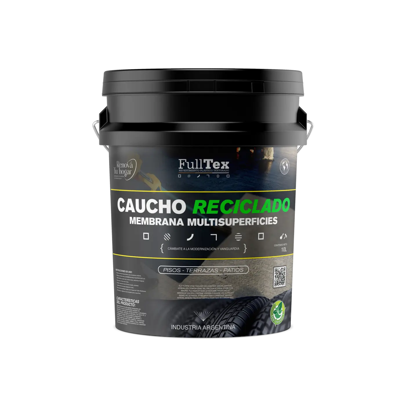 Balde Membrana de caucho Fulltex