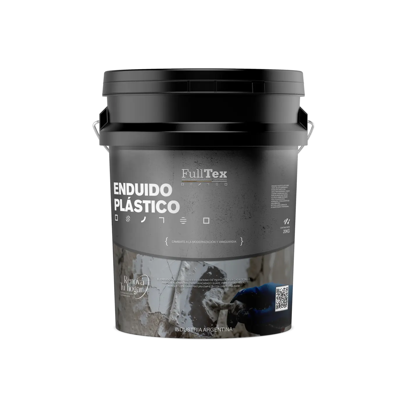 Balde Enduido plástico Fulltex