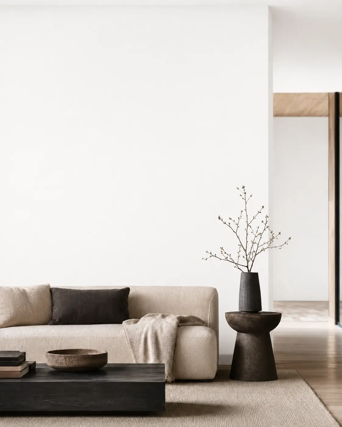 Obra Látex premium aplicado en living