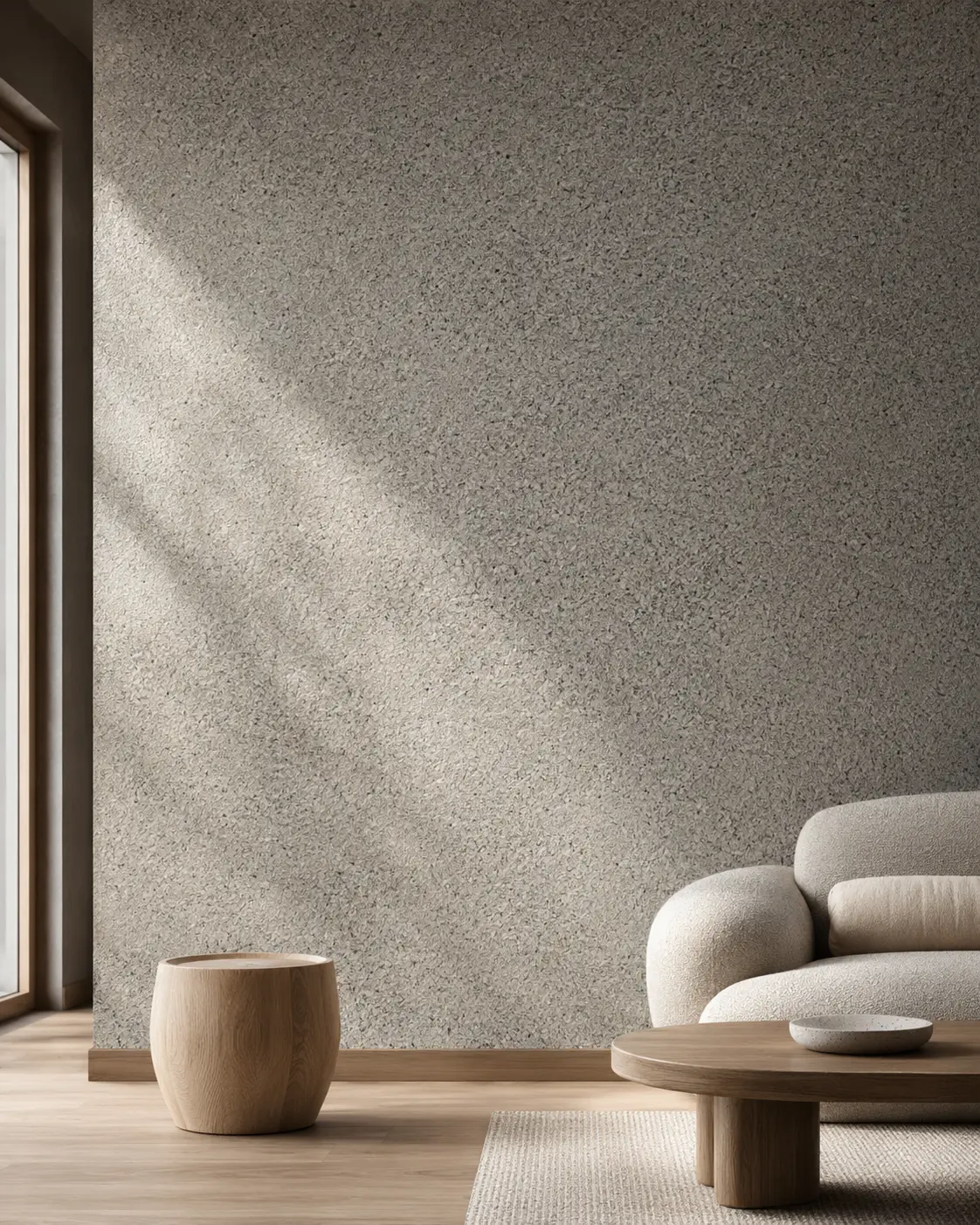Obra Revestimiento granito en pared interior